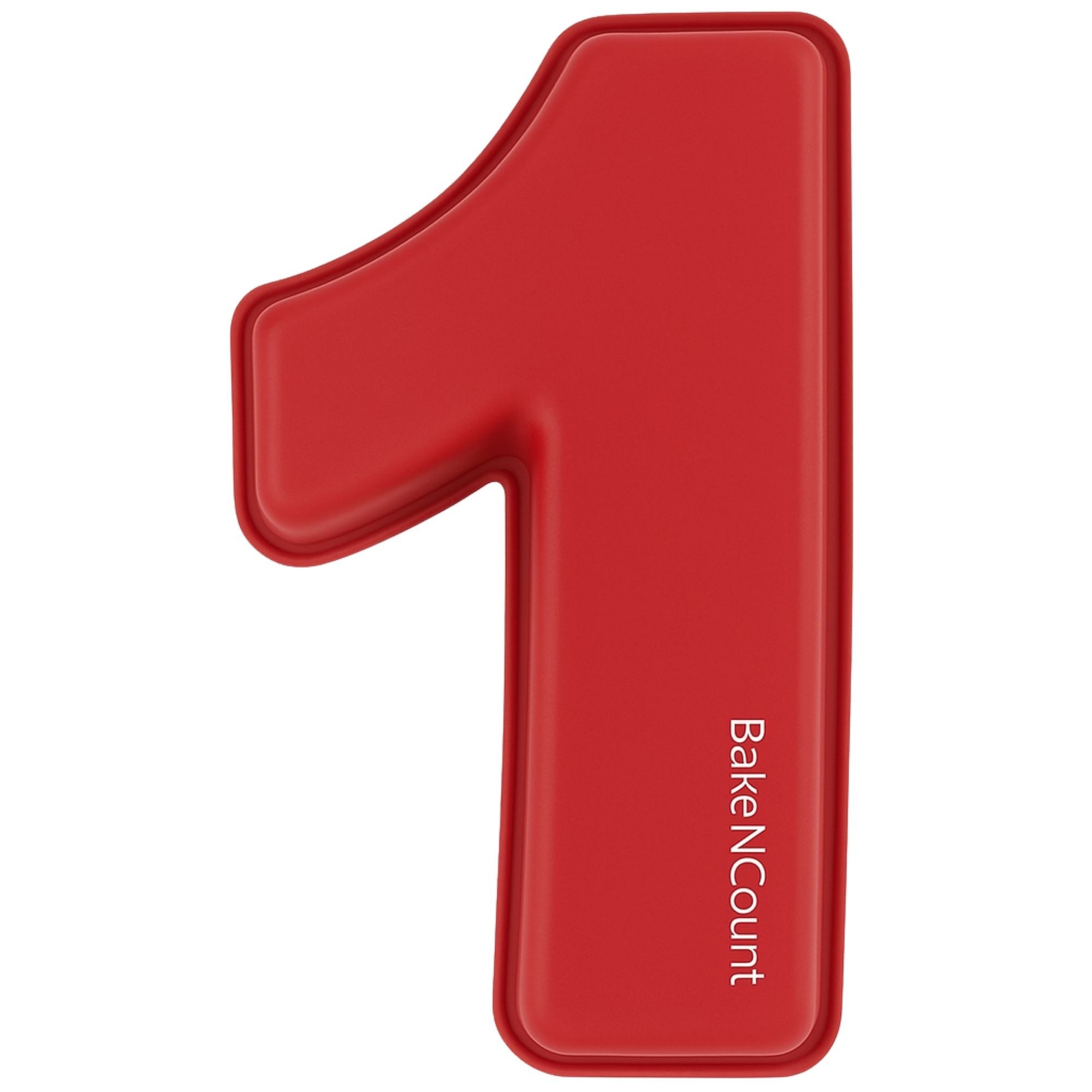 BakeNCount Backform BakeNCount Kuchen Backformen-Set Zahlen, extra Groß, aus Silikon