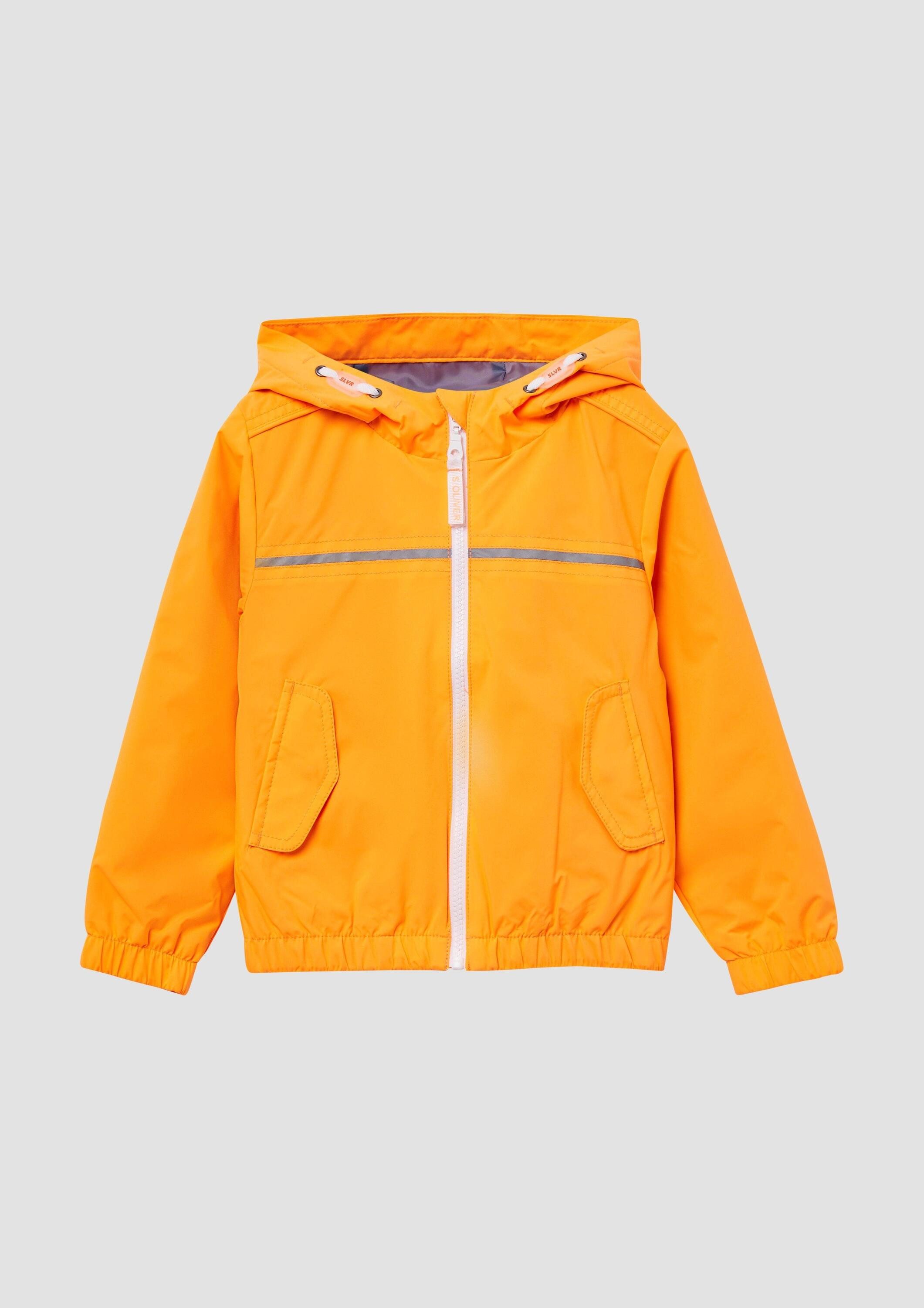 s.Oliver Funktionsjacke Outdoor-Jacke Leichte Jacke mit elastischem Saum und dekorativen Nähten