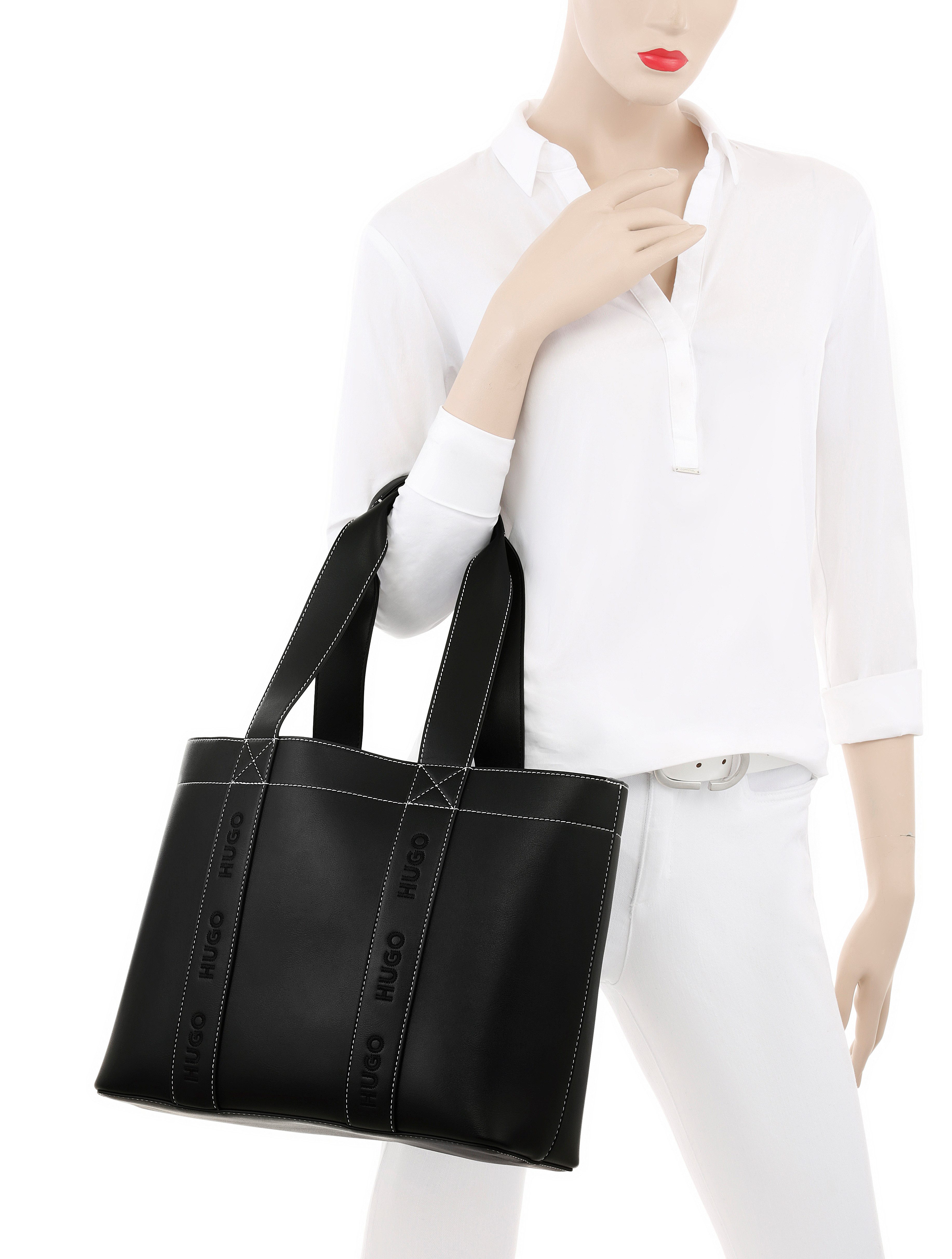 HUGO Tragetasche Becky UP, Shopper, Umhängetasche, Schultertasche mit viel günstig online kaufen