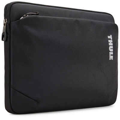Thule Laptoptasche Subterra Macbook Sleeve 15", Laptop Tasche, Schutzhülle, 15 Zoll, Reißverschluss, schwarz