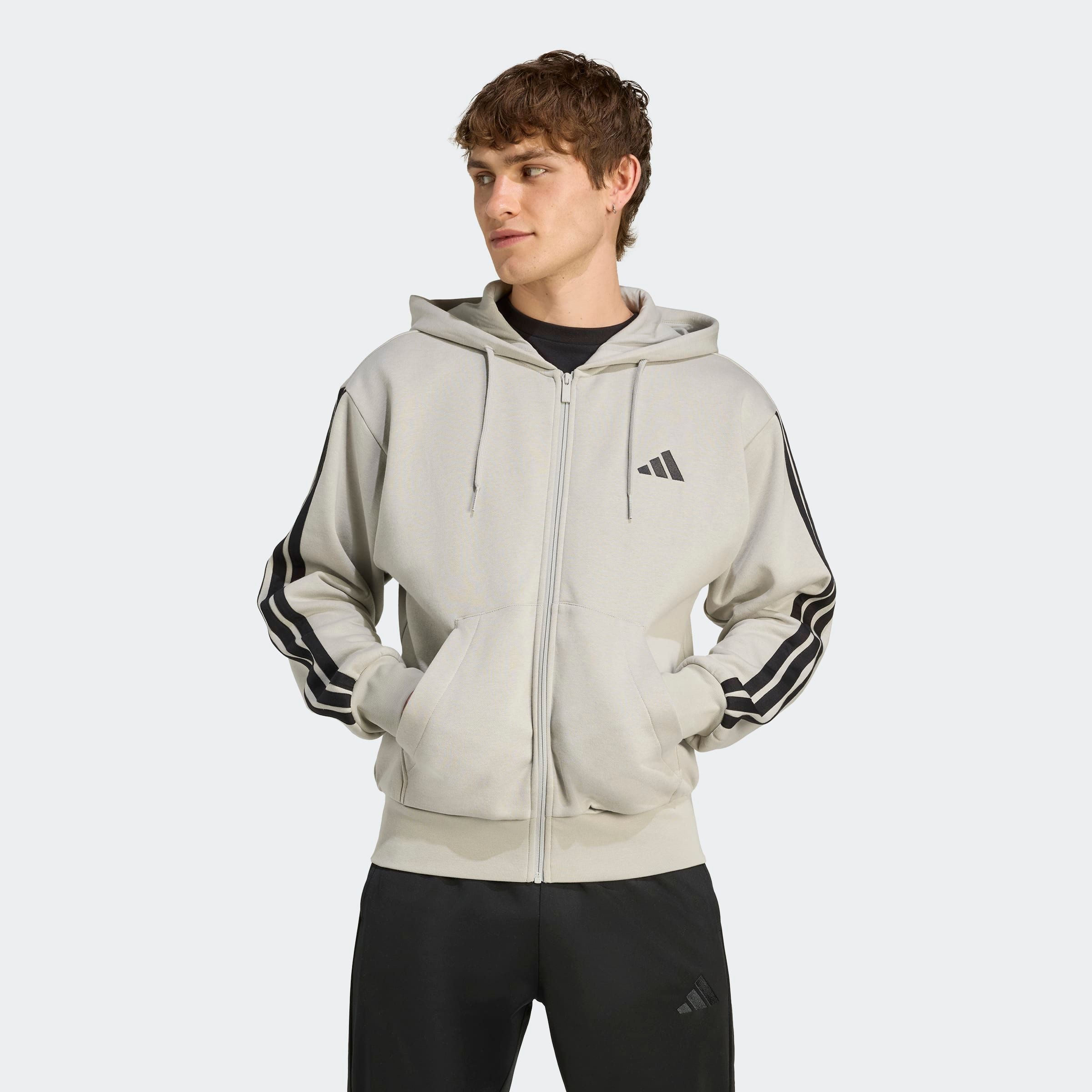 adidas Sportswear Sweatshirt M 3S FL FZ HD für Laufen und Sportmode, mit Re günstig online kaufen
