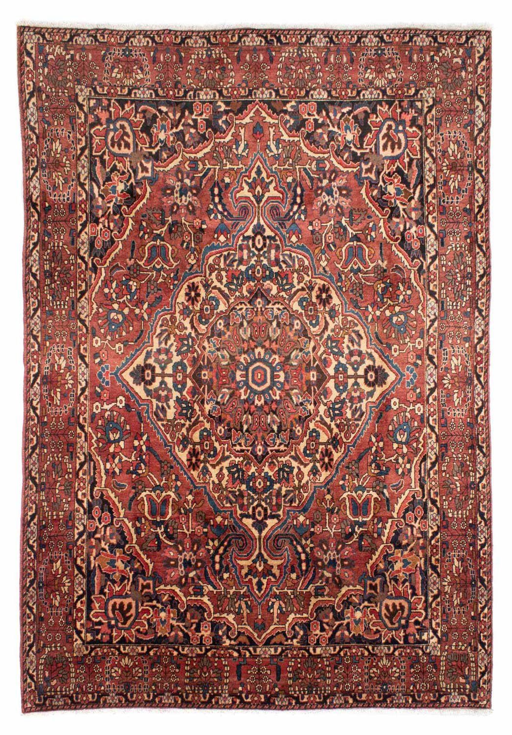 chiaro Rosso Bachtiar x 312 cm, Unikat mm, morgenland, Wollteppich rechteckig, Medaillon Zertifikat mit 10 Höhe: 213