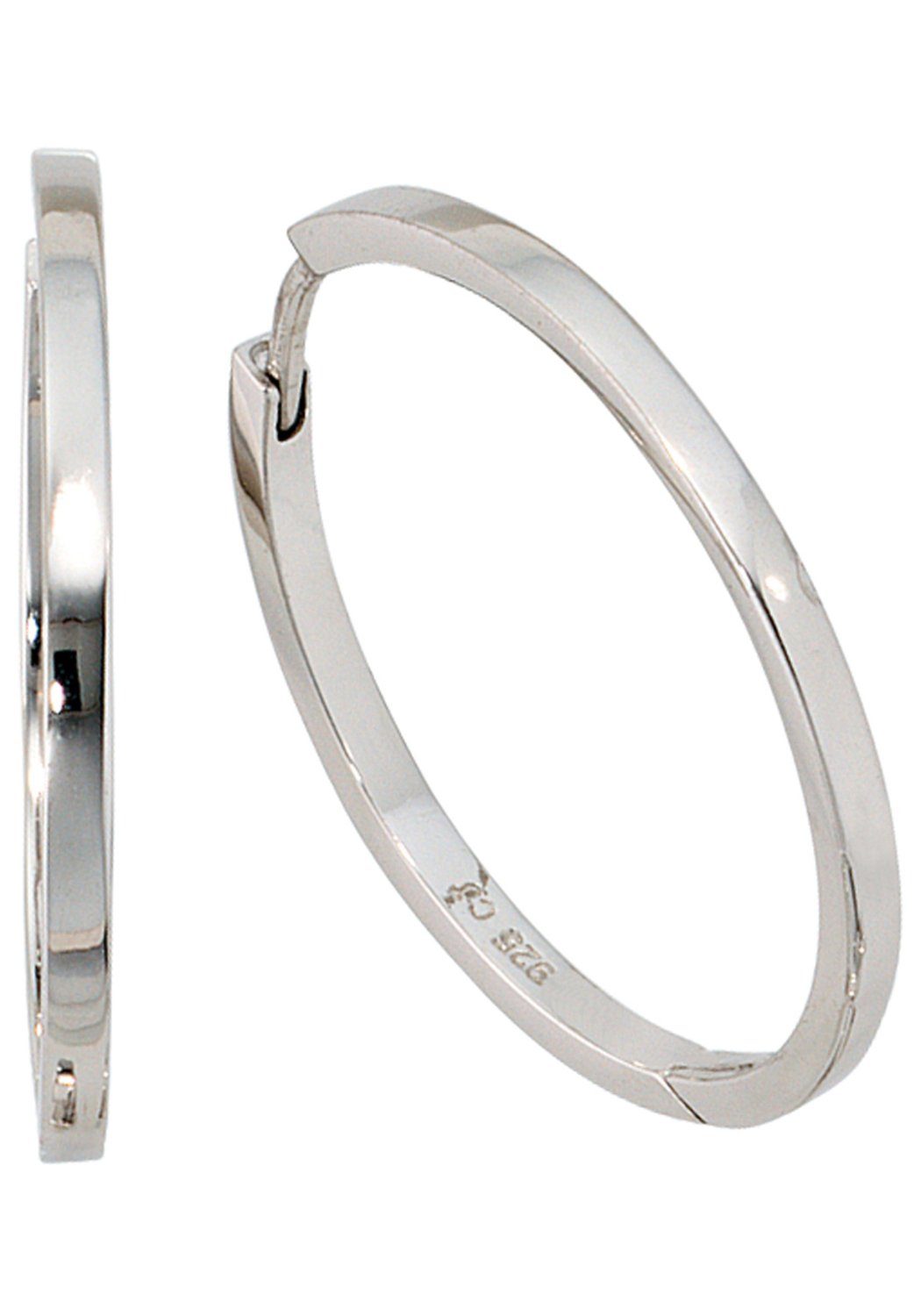 JOBO Paar Creolen, rund 925 Silber günstig online kaufen