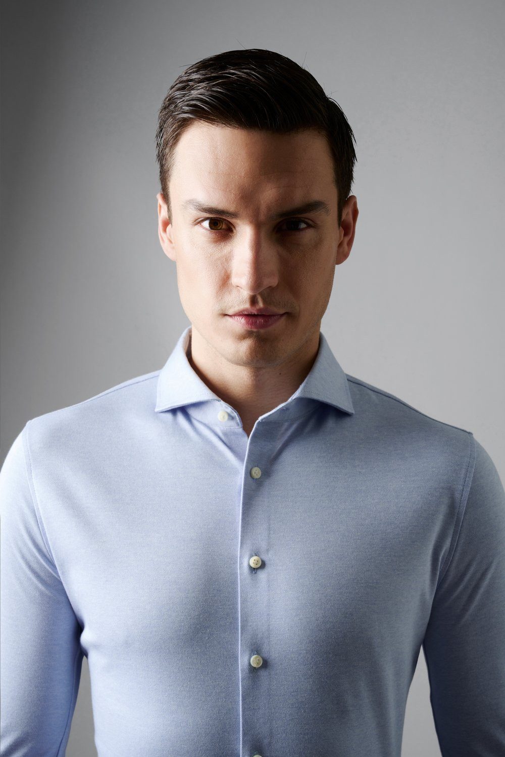 DESOTO Langarmhemd Jerseyhemd Essential Hai langarm Flexibler Stretch