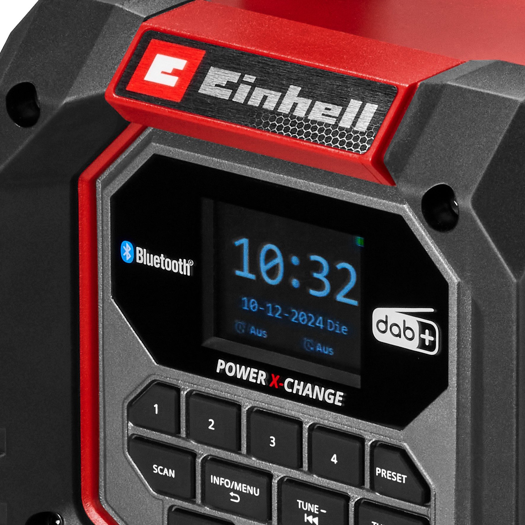 Einhell TE-CR 18 Li DAB+/FM/BT - Solo Baustellenradio (Digitalradio (DAB), FM-Tuner mit RDS, 10 W, ohne Akku) – Bild 4 von 5