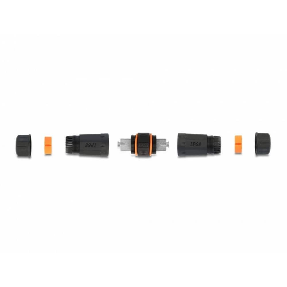 Delock Netzwerk Adapter [1x LSA - 1x LSA] Schwarz 87186 Netzwerk-Adapter