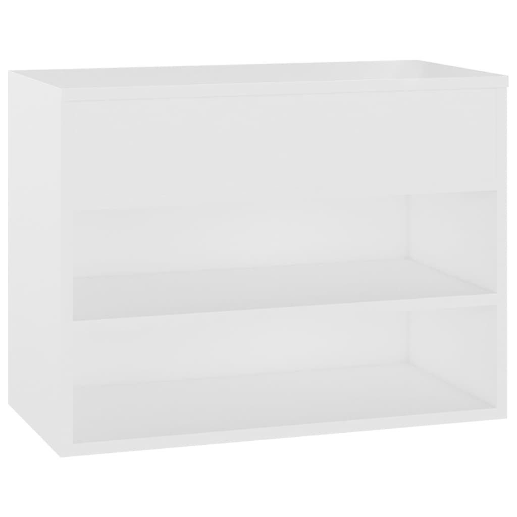 vidaXL Schuhschrank Schuhregal Schuhschrank Flurschrank Schuhbank Weiß 60x30x45 cm Spanpla