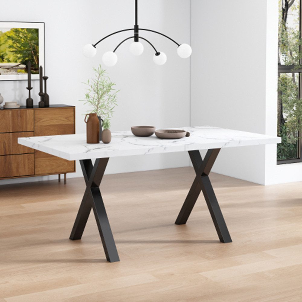 XDeer Esstisch Esstisch,Rechteckiger Esstisch, Couchtisch, moderner, günstig online kaufen