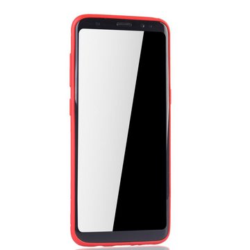 König Design Handyhülle Samsung Galaxy S8, Samsung Galaxy S8 Handyhülle Backcover Rot