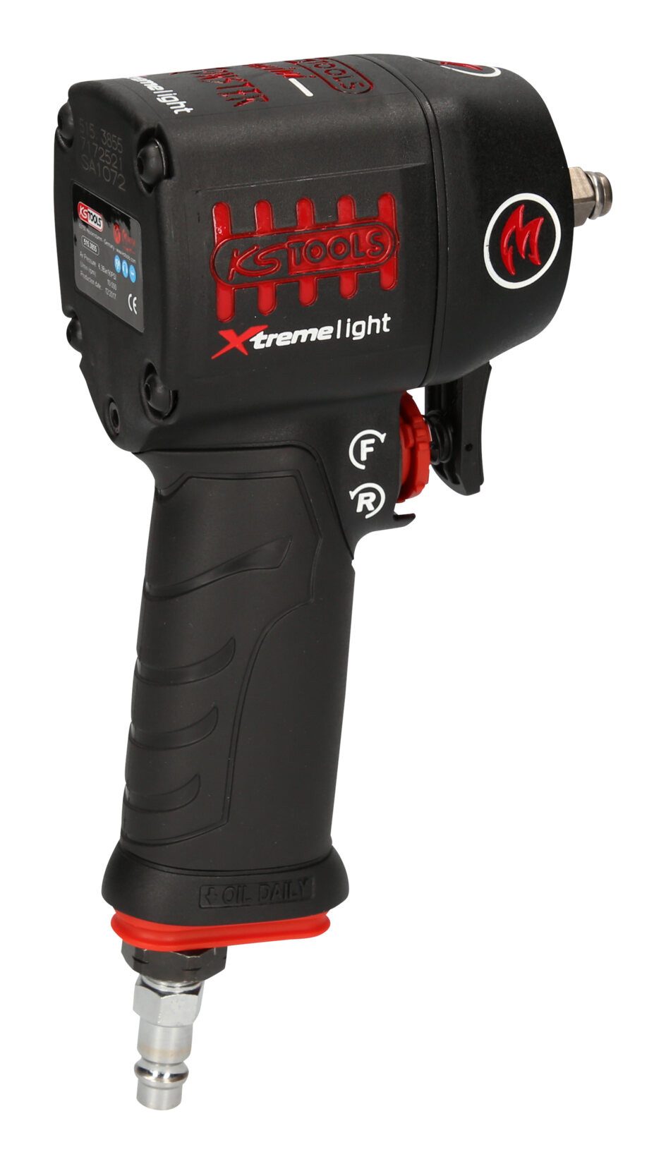 KS Tools Druckluft-Schlagschrauber, 10000 U/min, 3/8" miniMONSTER Xtremelight Hochleistungs 1.390 Nm