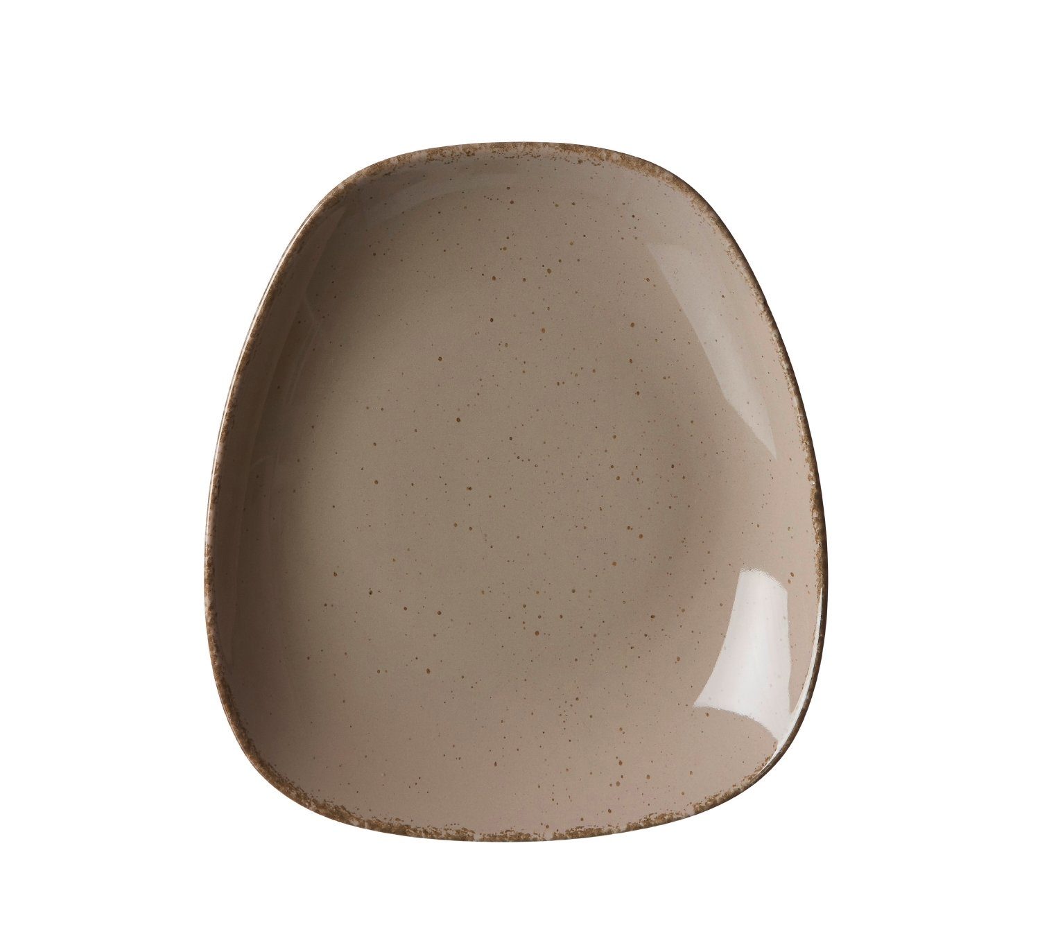 Ritzenhoff & Breker Тарелки Frühstücksteller Тарелки Casa Porzellan grau 22,5 x 20 x 3 cm, (1 St), Spülmaschinefest