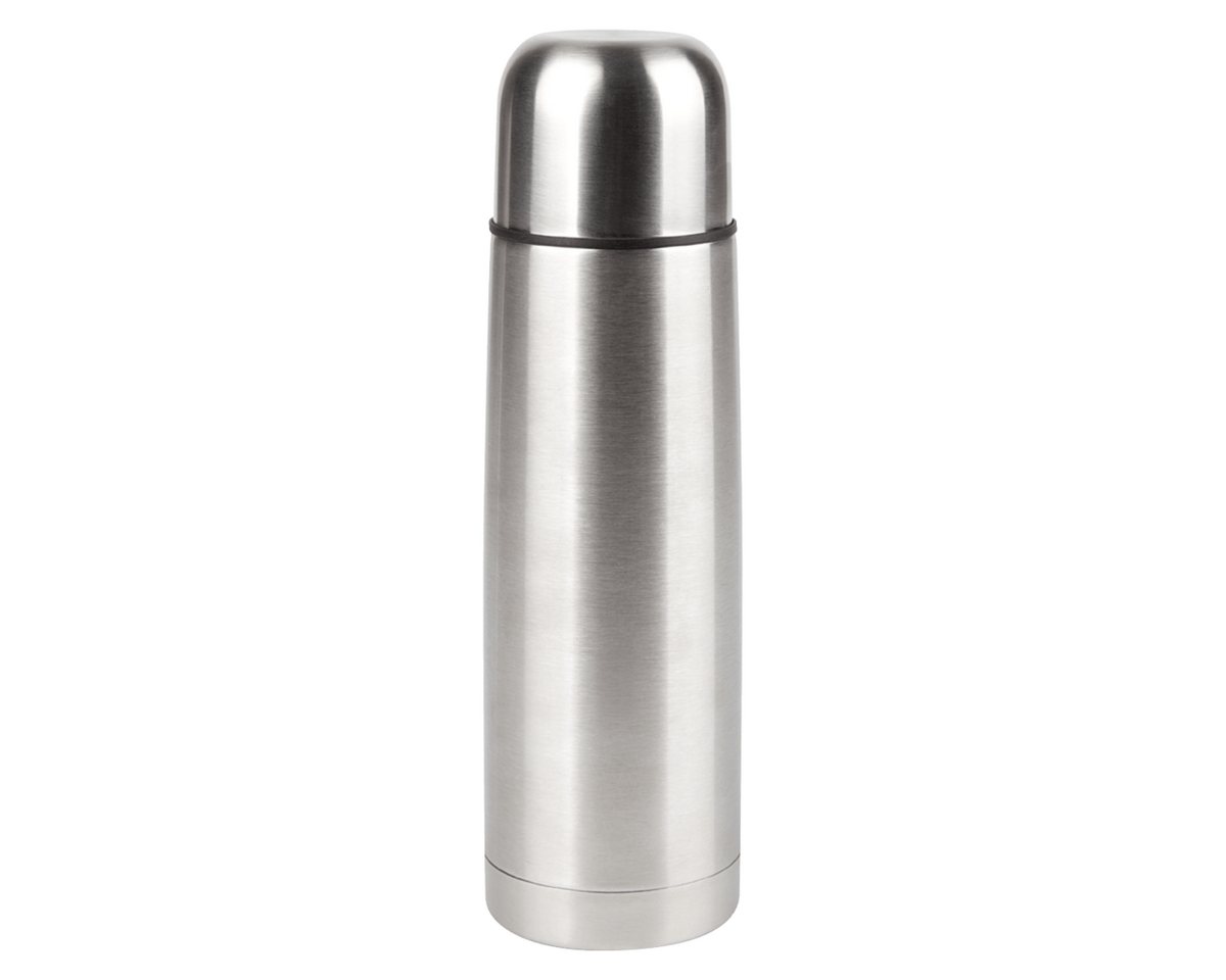 EUROHOME Isolierkanne Isolierkanne Edelstahl Rostfrei mit Satin-Finish, 0,7 l, (1-St., Thermoskanne 0,7 Liter), Thermobecher Kaffee - Trinkflasche mit Trinkdeckel