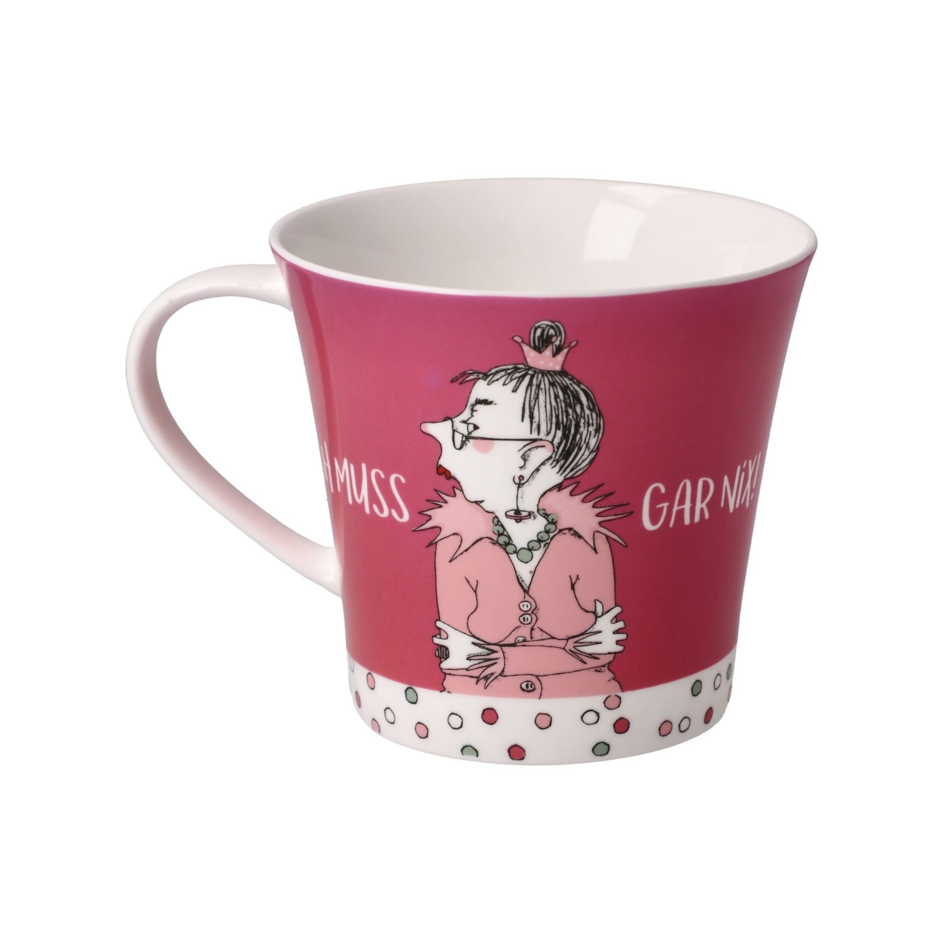 Goebel Tasse Gar Nix 10.5x9.5x13.5 cm, Porzellan, Spülmaschinengeeignet; Mikrowellengeeignet