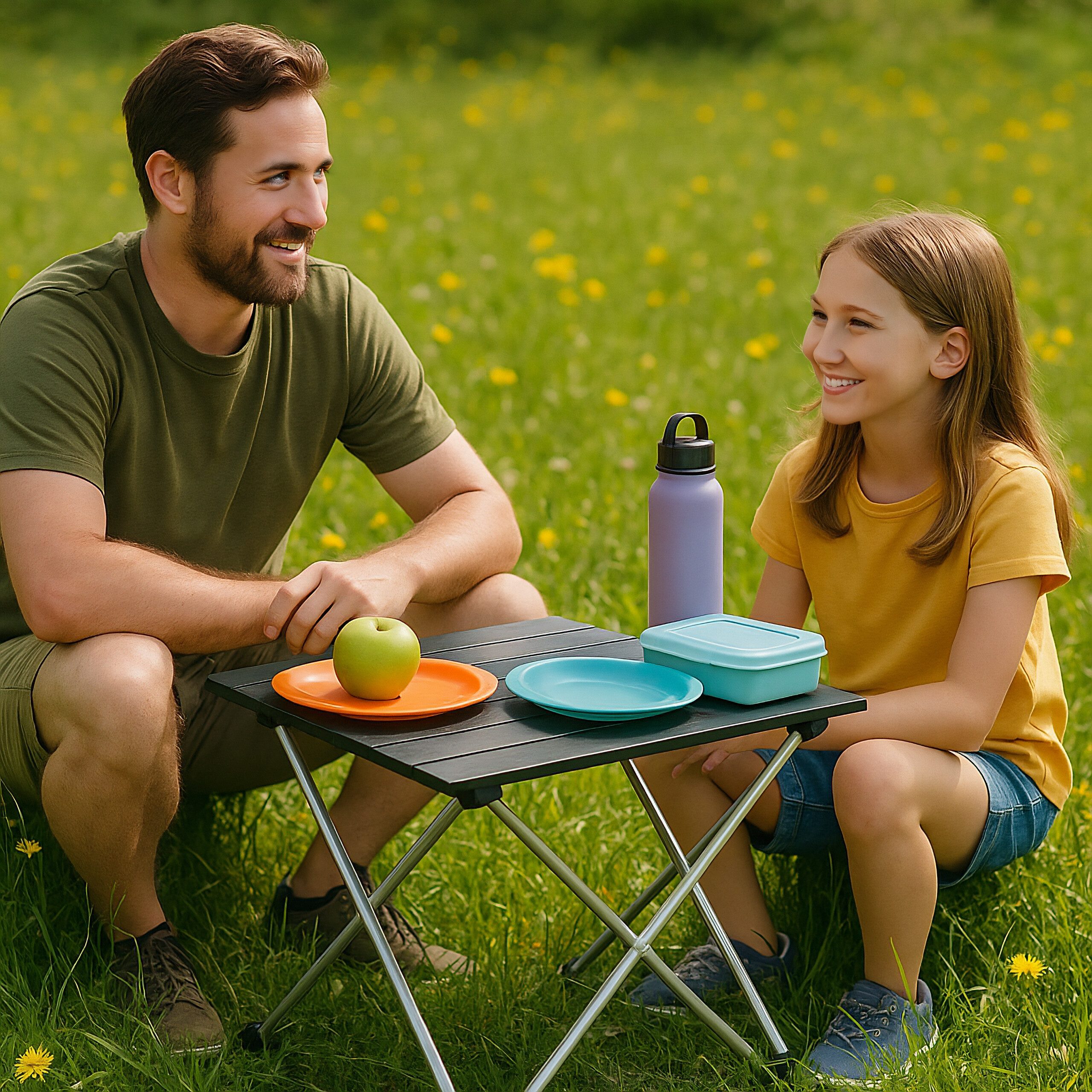 relaxdays Klapptisch Faltbarer Campingtisch aus Aluminium, günstig online kaufen