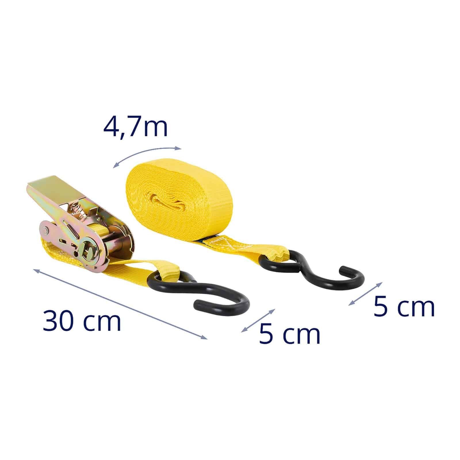 MSW Spanngurt m 5 mit Ratsche Spanngurte - - 4 Ladungssicherung