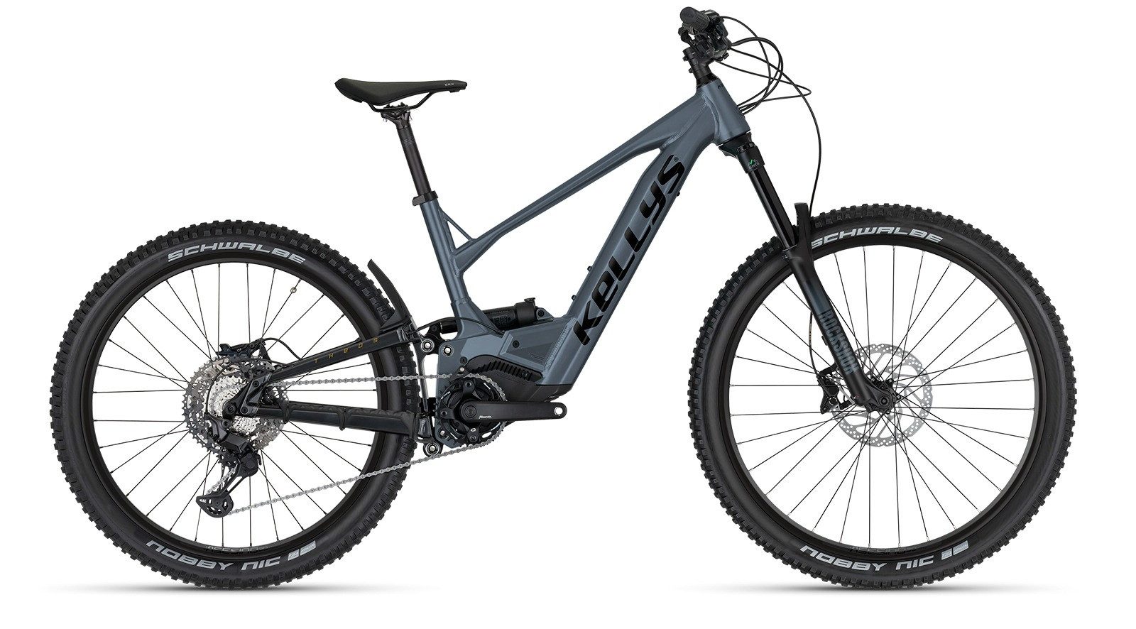 Kellys E-Bike E-Mountainbike Theos R50 LTD P Steel blue 29" 725 Wh Trapez, 9 Gang Shimano SHIMANO Cues U4000 (direct mount) Schaltwerk