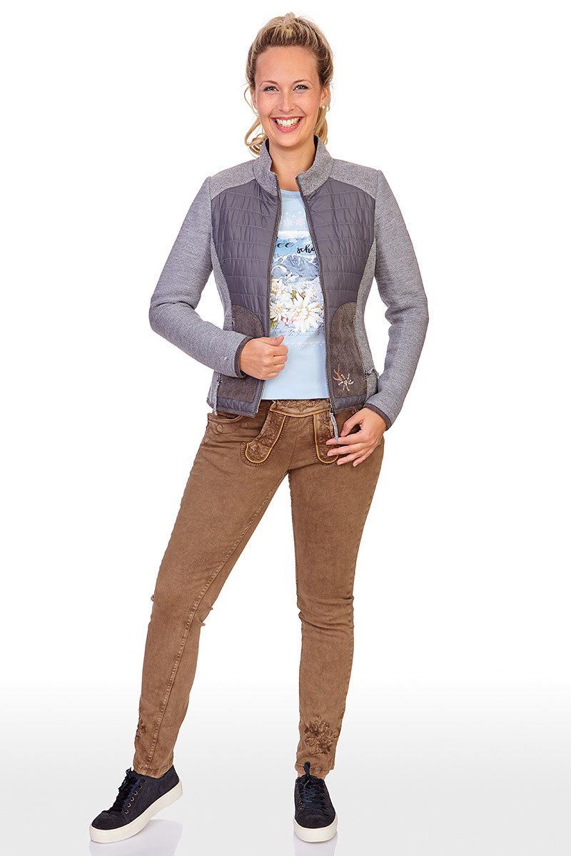 Spieth & Wensky Outdoorjacke Trachtenjacke Damen - PORTUGAL - grau