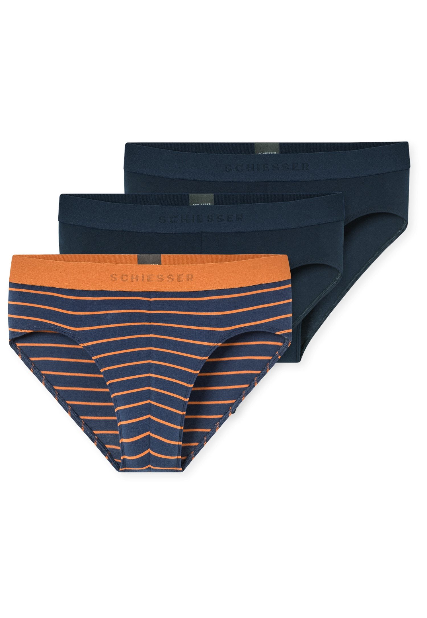 Schiesser Rioslip 95/5 Multipacks (3er Pack) ohne Eingriff, softer Logobund