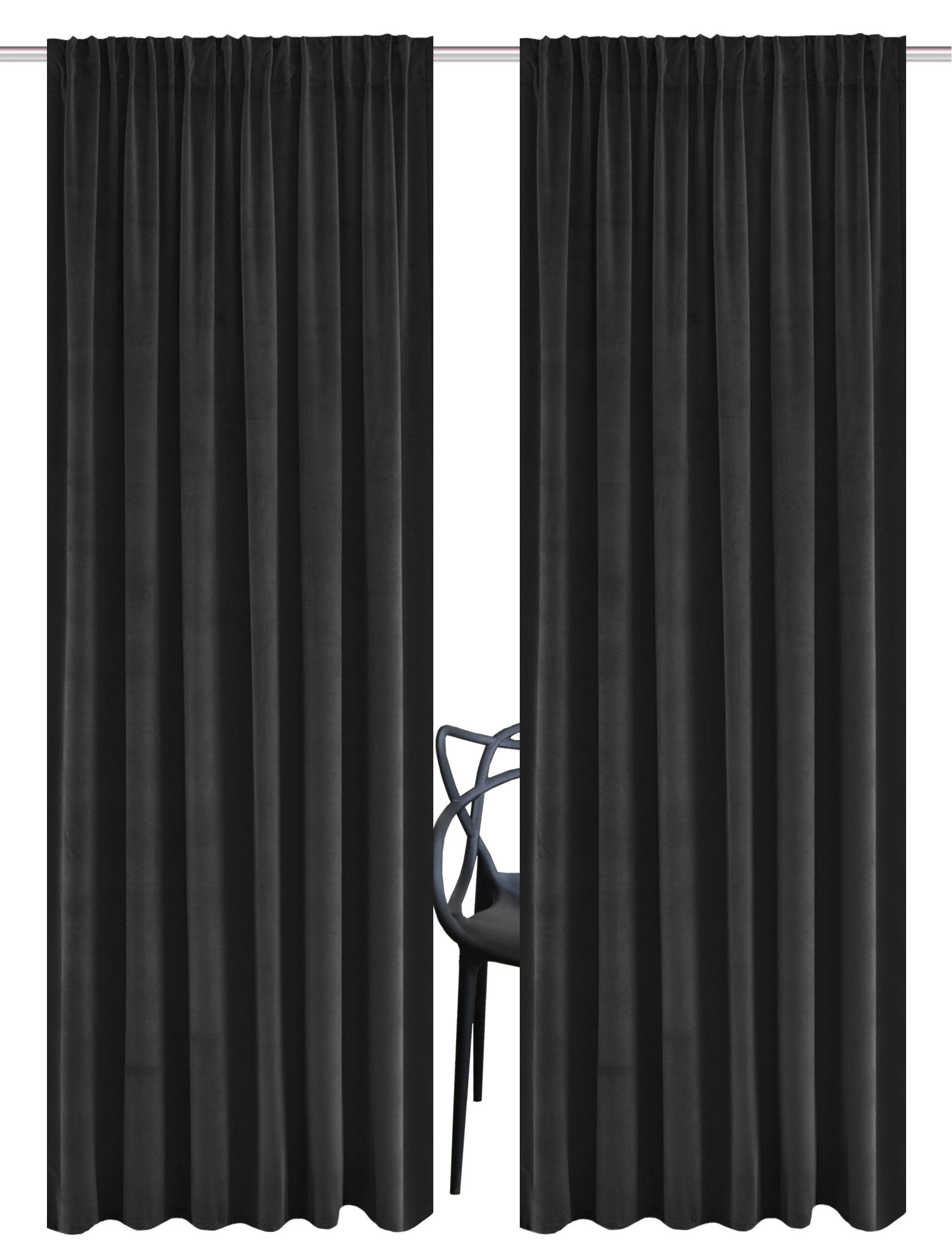 Guido Maria Kretschmer Home&Living Vorhang SAMT (2 St), Multifunktionsband, günstig online kaufen