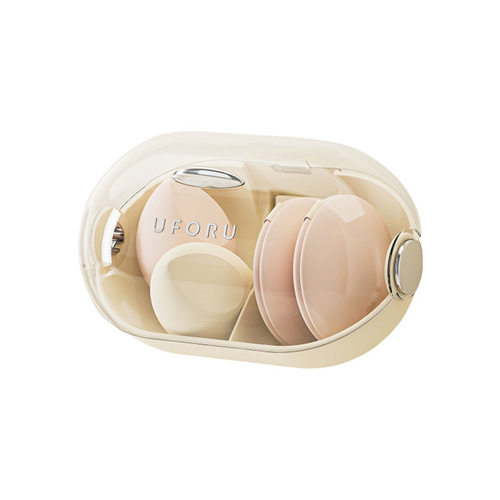 Blusmart Maniküre-Kosmetik-Etui Punch-Free Beauty Egg Aufbewahrungsbox Mit Deckel, Staubdichte, 1 tlg. einzeln geladen