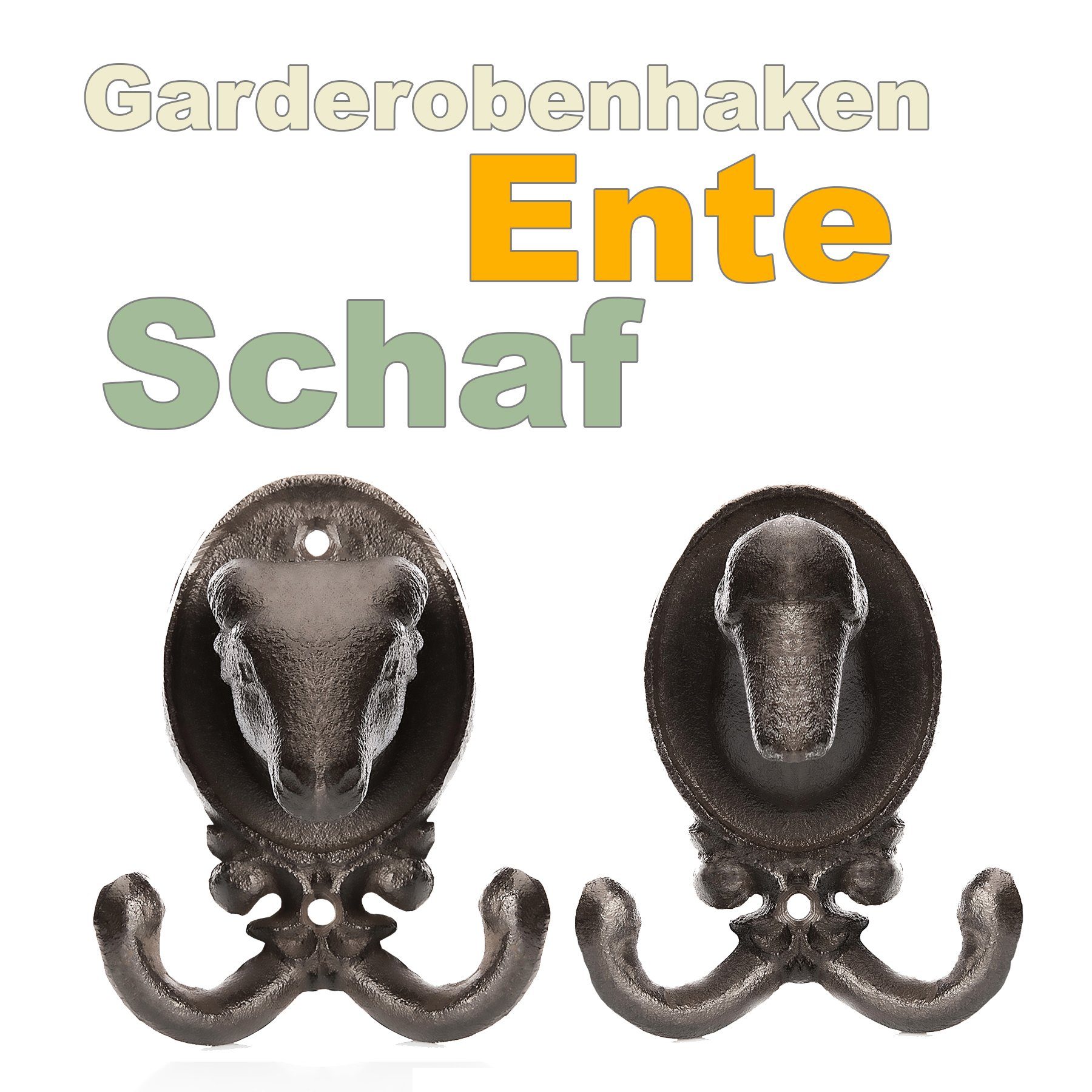 BigDean Kleiderhaken Mix Set Schaf & günstig online kaufen