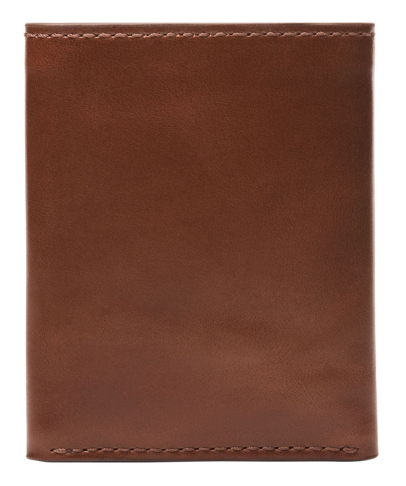 Fossil Kartenetui Trifold, aus echtem Rindsleder