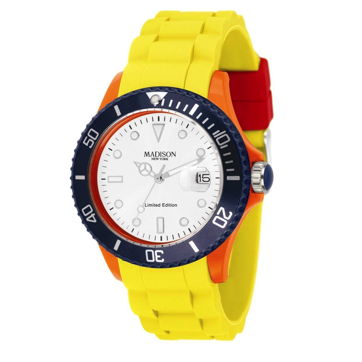 Madison New York Quarzuhr U4484C, (Colour Festival)