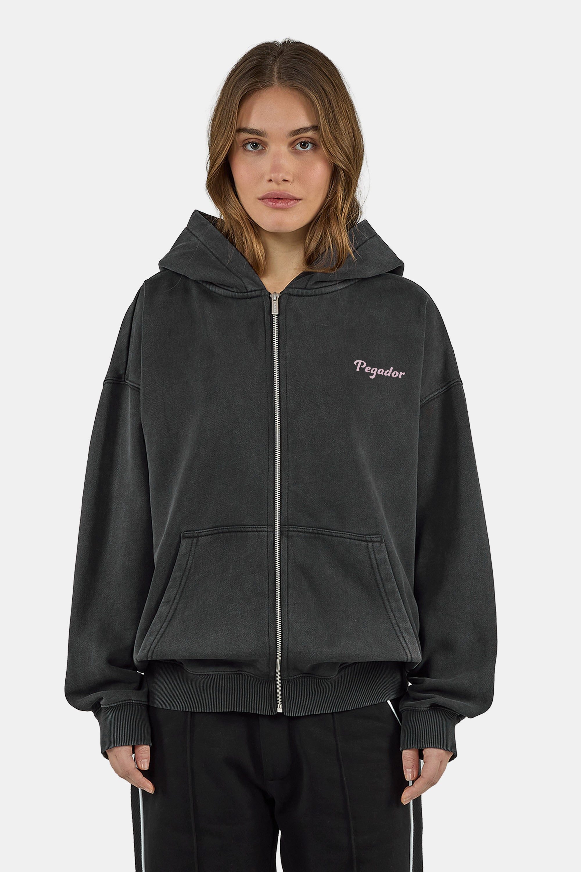 PEGADOR Kapuzensweatshirt Brielle Oversized Hoodie Baumwollmischung, oversize