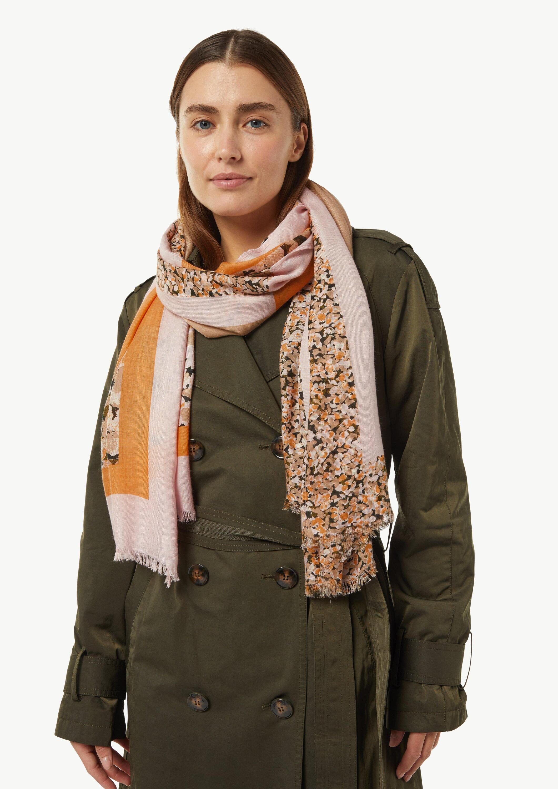 comma Schal Tuch Gemusterter Schal aus günstig online kaufen