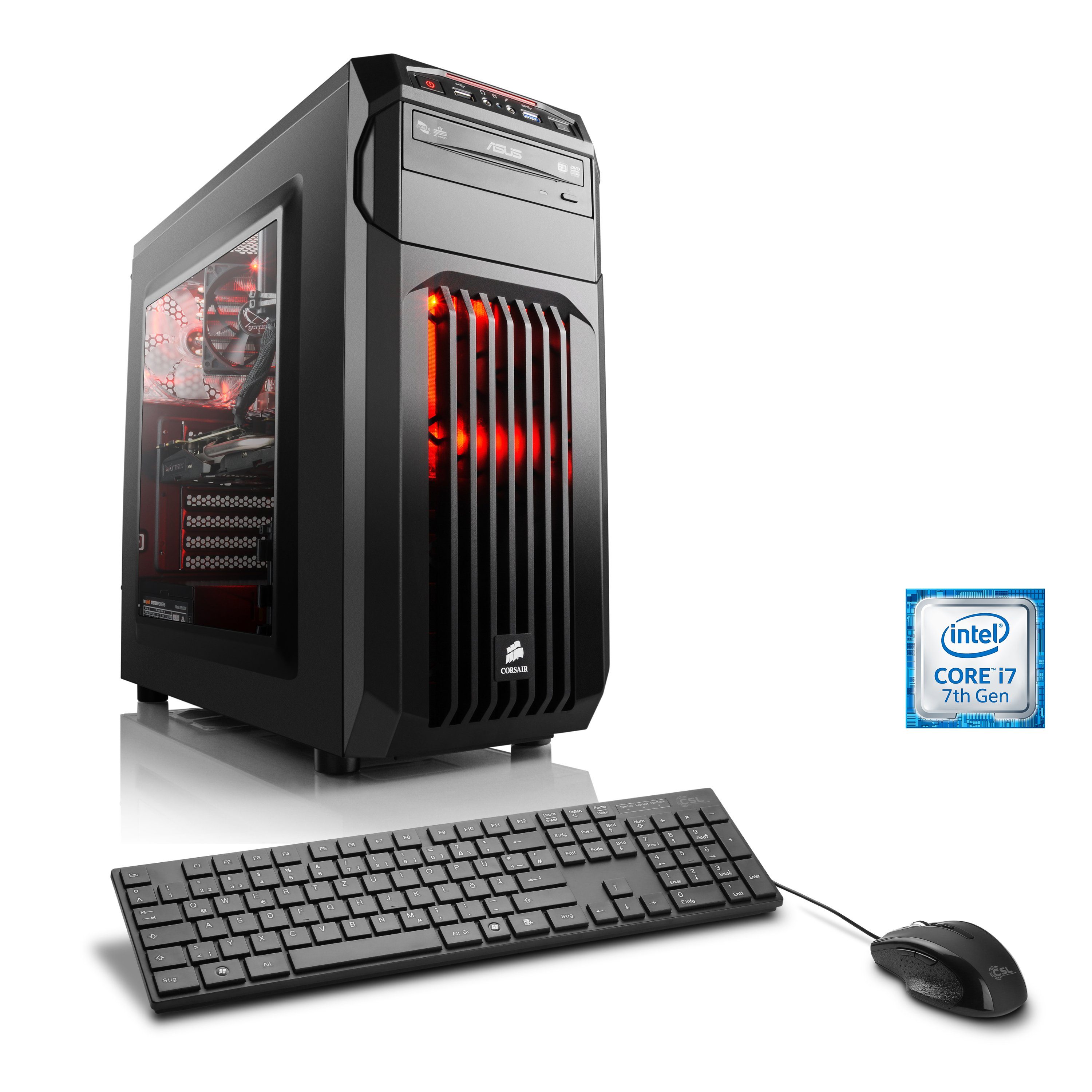CSL Gaming PC Core i7-7700K | GTX 1080 Ti | 16 GB DDR4 | SSD »Levitas T7945 GeForce  GTX Battlebox« online kaufen | OTTO