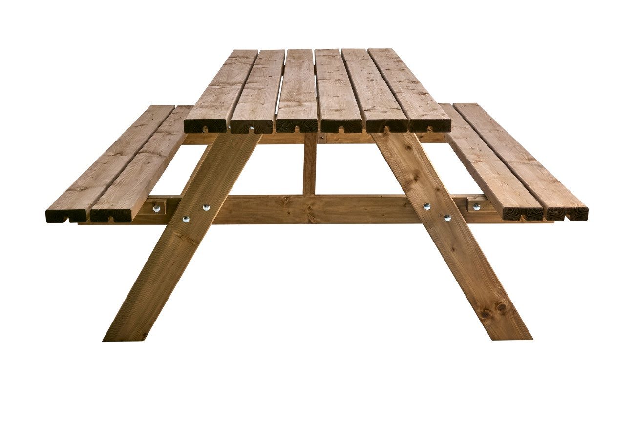 Brafab Gartentisch Arvidsbo aus Kiefernholz, Natur, Geeignet für 6-8 Personen