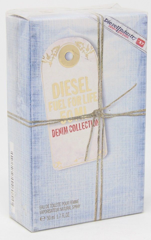 Collection Diesel For 50ml Fuel Denim Eau Toilette Toilette Spray Eau de Life de Diesel