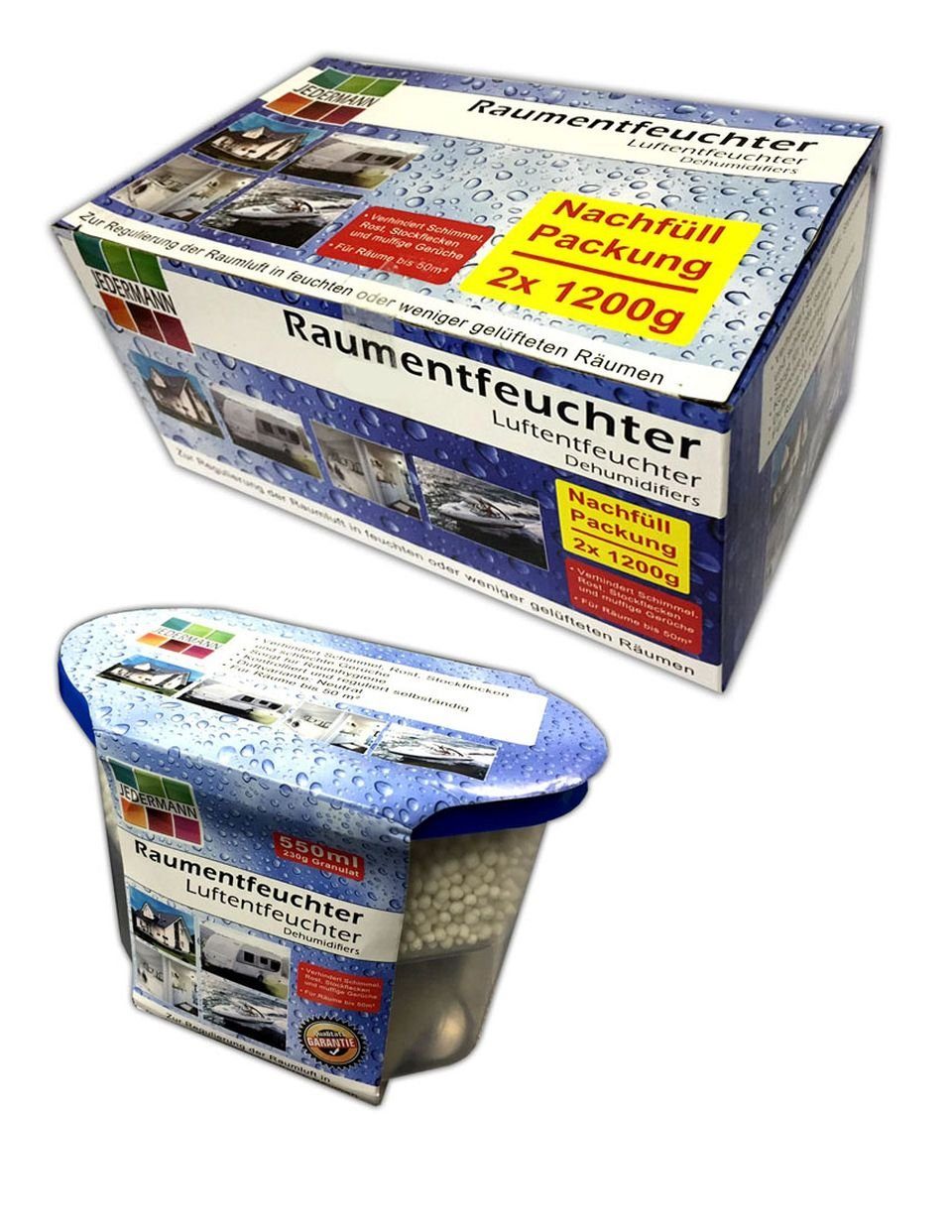 HAC24 Granulat-Luftentfeuchter 1x Raumluftentfeuchter 230g Granulat günstig online kaufen