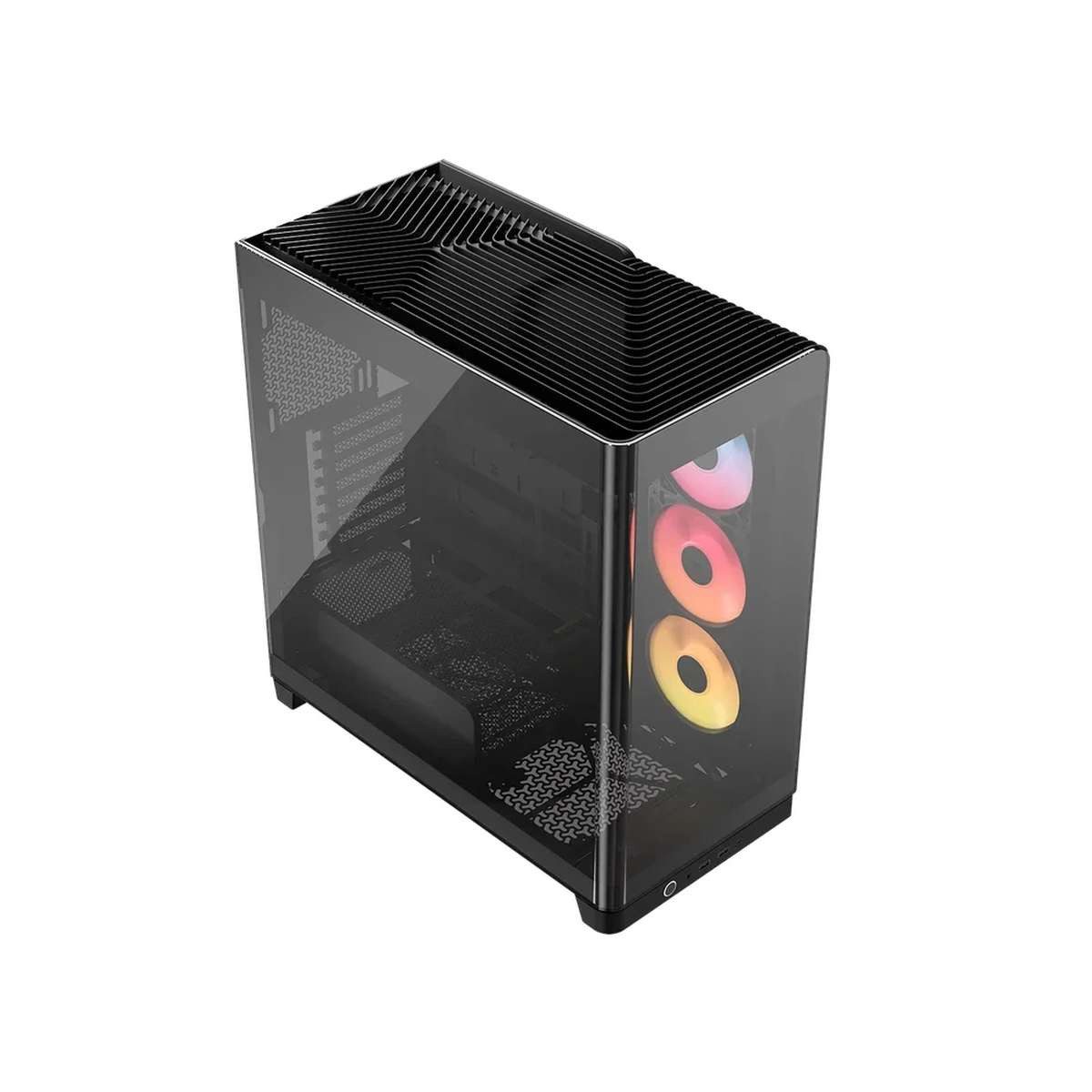 Corsair PC-Gehäuse 4500X LX-R RGB Tempered Glass Mid-Tower, Black Midi Tower Schwarz