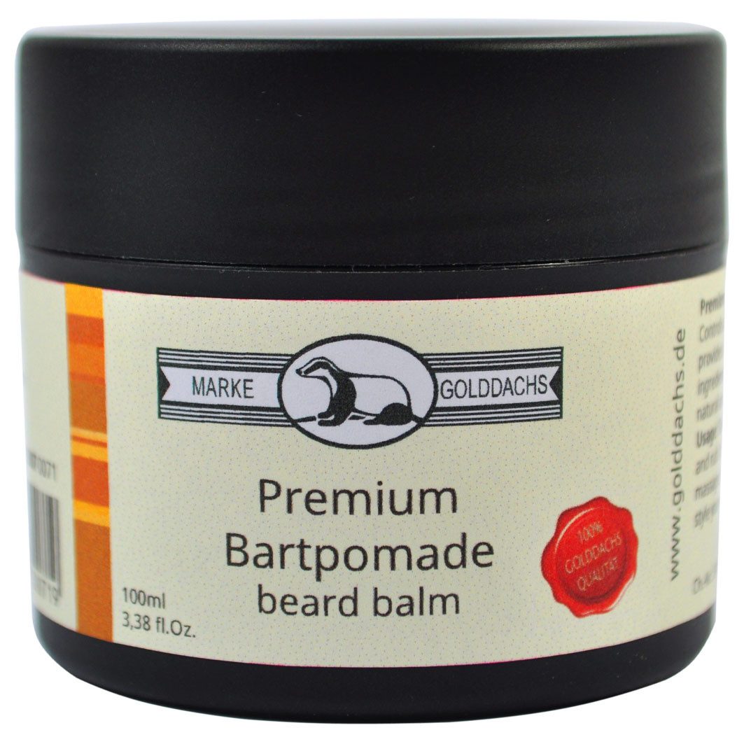 Golddachs Bartwichse Golddachs Bartpomade Beard Balm für extravagantes Bartstyling 100 ml