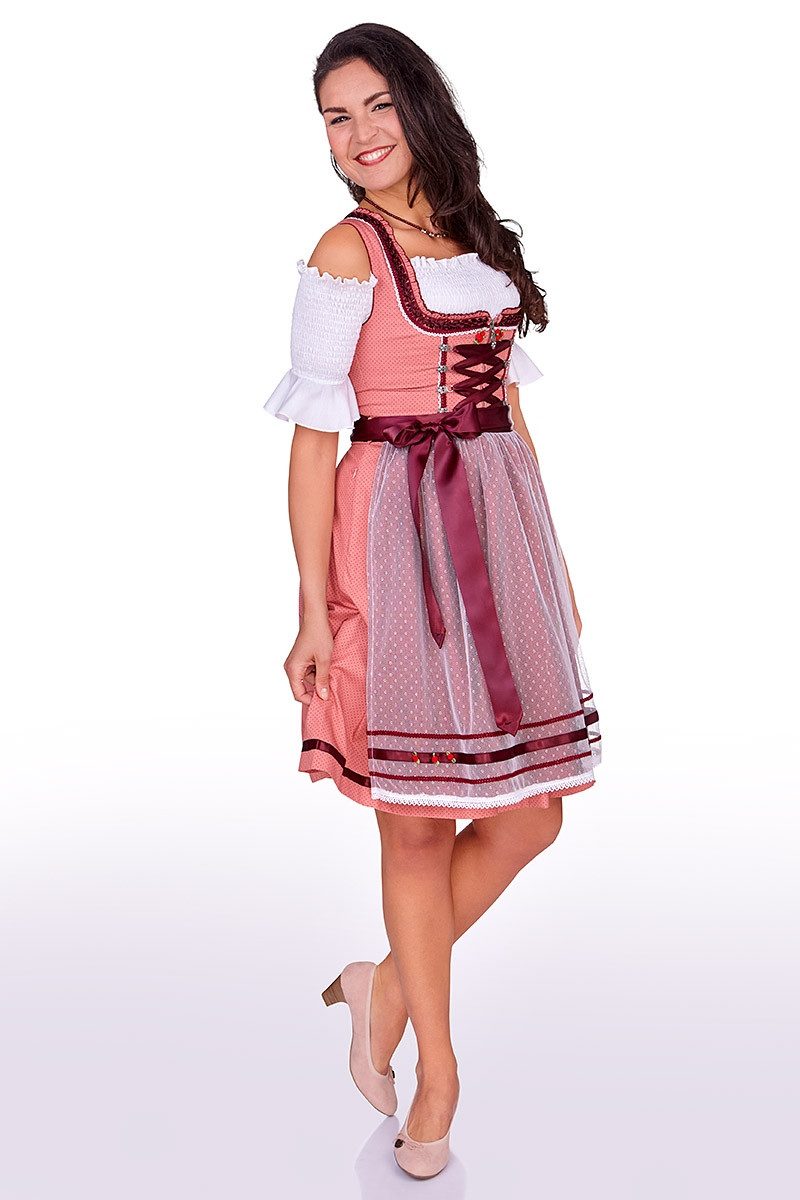 Dirndlbluse Dirndlbluse - KALINA-CARMEN - weiß