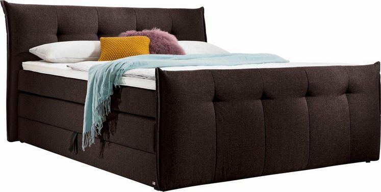 Musterring Boxspringbett Florida in dunkelbraun