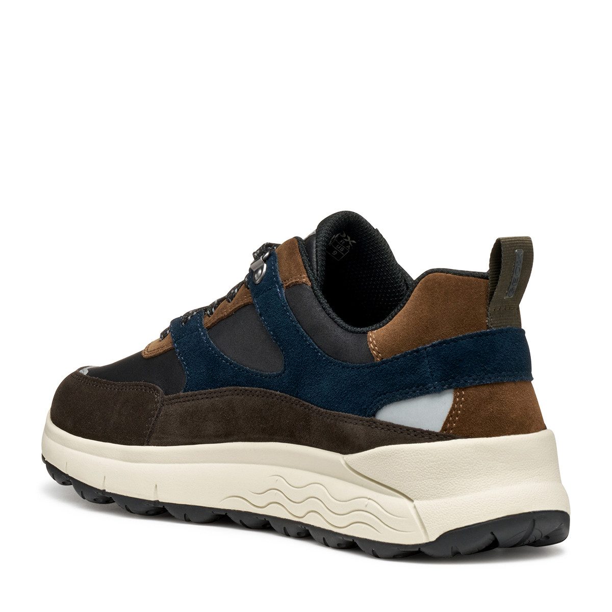 Geox GEOX SPHERICA, Sneaker, Braun kombiniert, Herren Sneaker