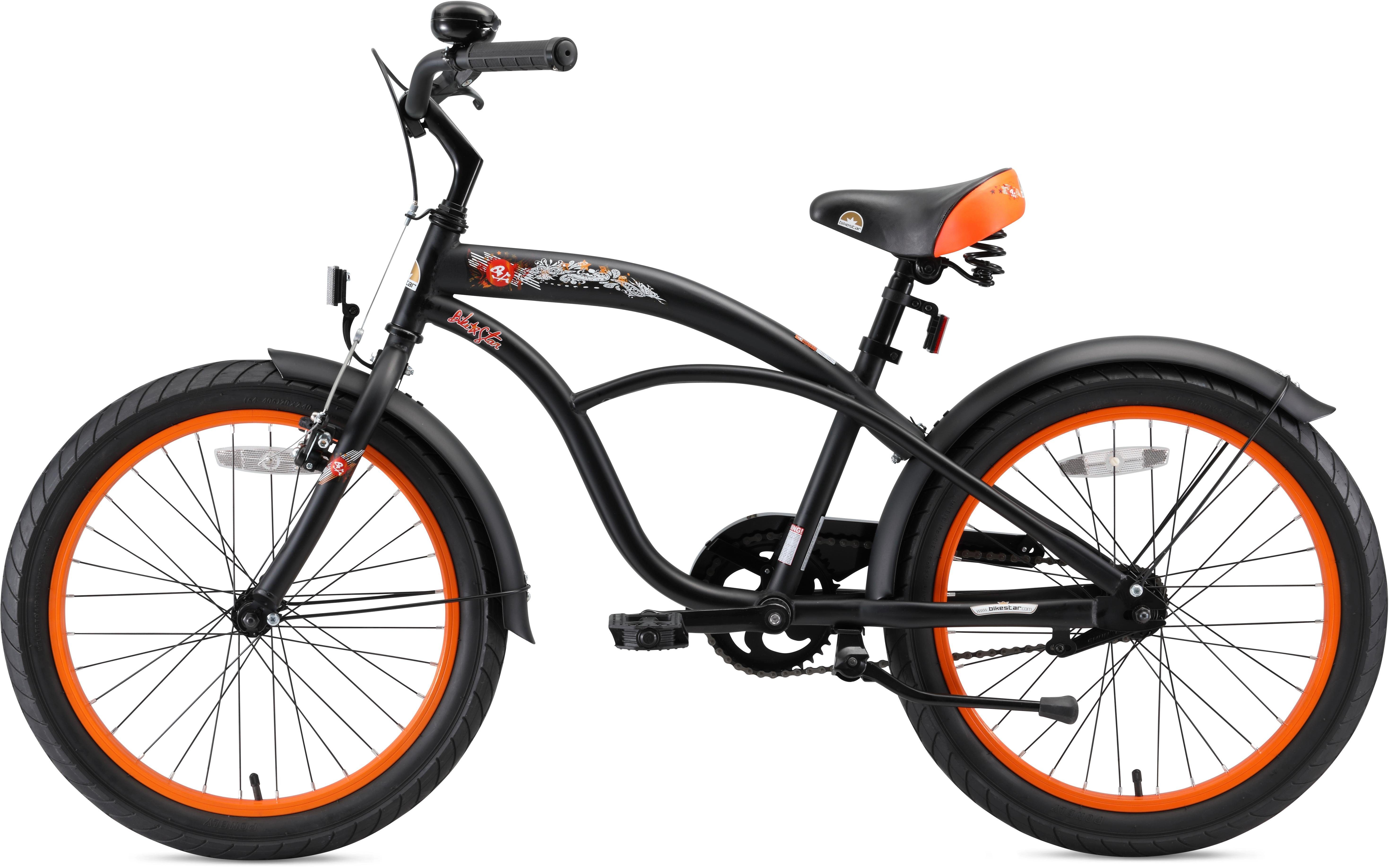 Bikestar Jugendfahrrad Cruiser, 1 Gang, für Herren