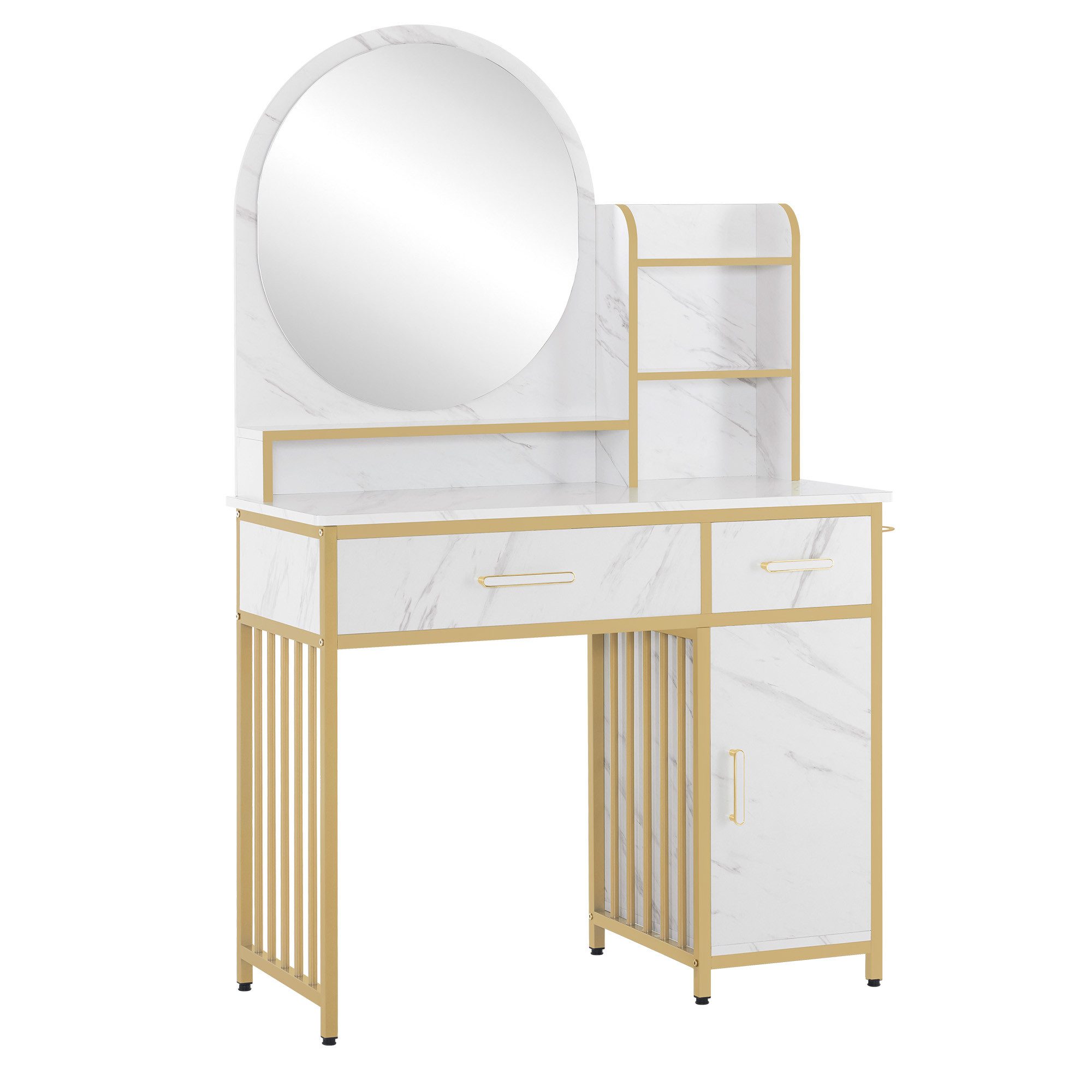 MCombo Schminktisch M MCombo Schminktisch mit Spiegel, mit 2 Schubladen, 25 günstig online kaufen