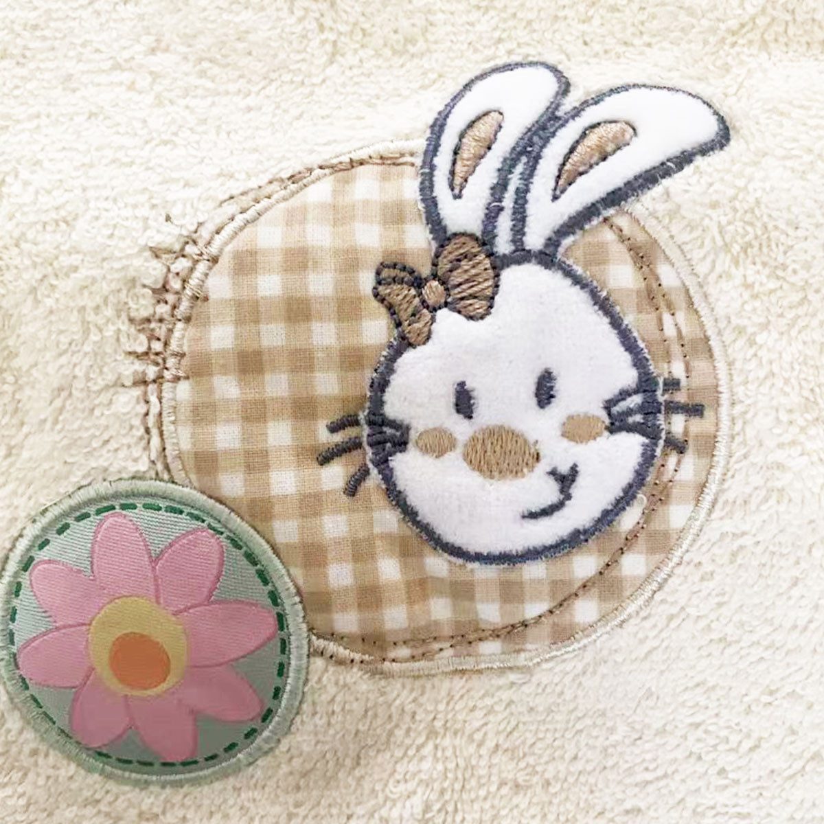 Morgenstern Badetücher Morgenstern Kinder Badeponcho aus 100 % Baumwolle Hase