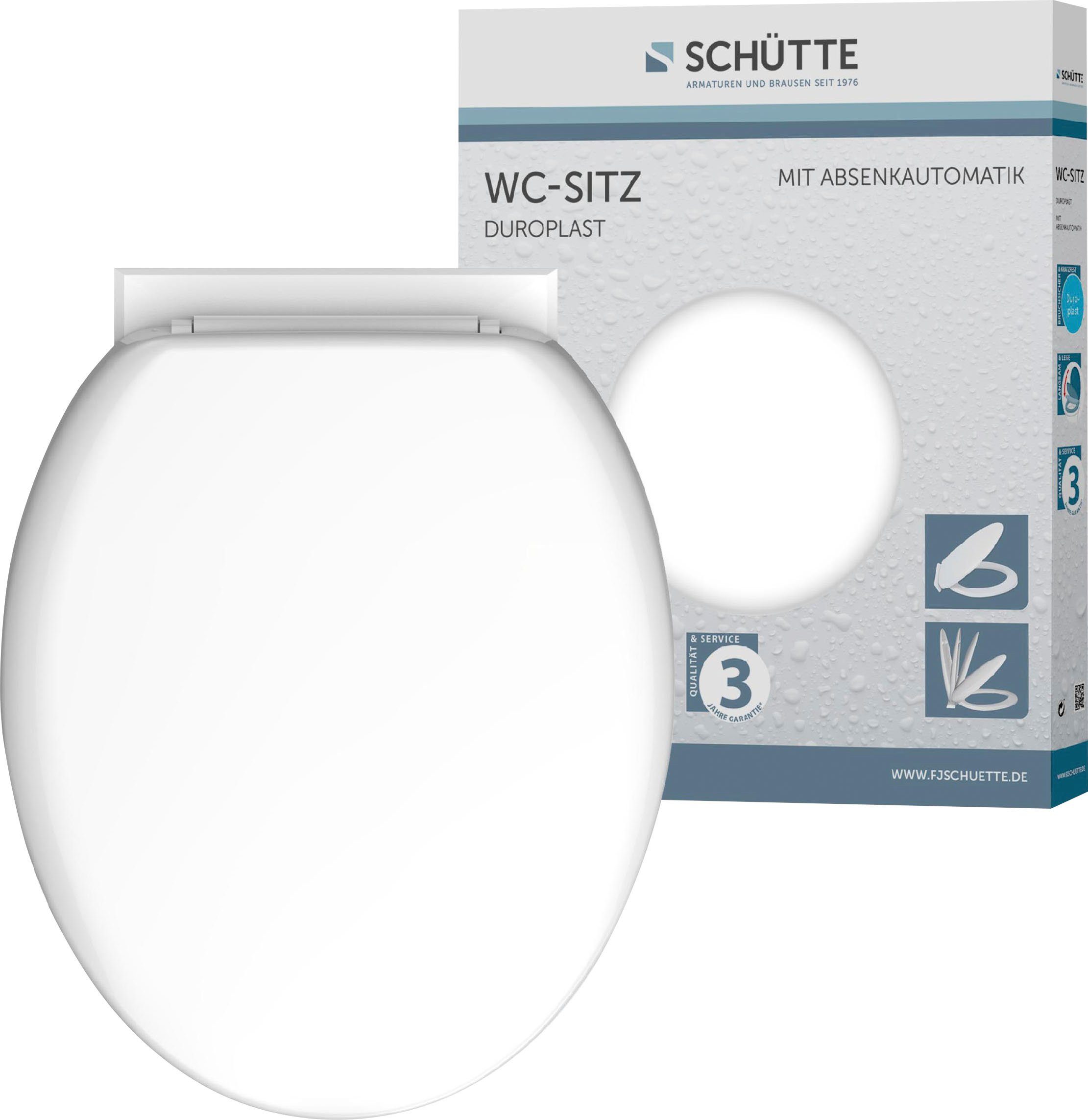 Schütte WC-Sitz UNI, Duroplast, Absenkautomatik