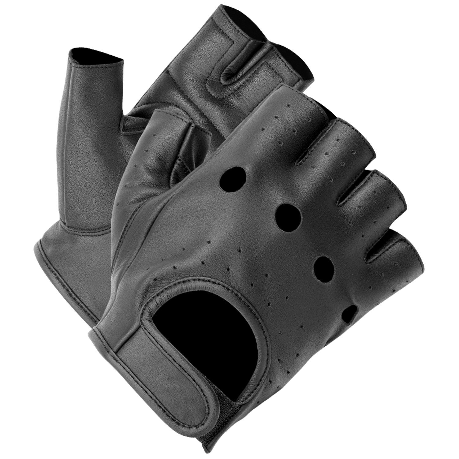 fingerlose Chopper Handschuhe Rindsleder fingerlos Büse Motorradhandschuhe Büse Motorrad