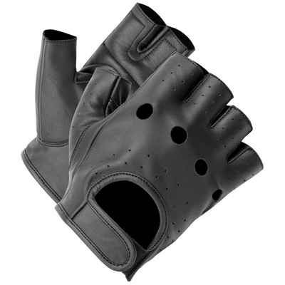 Büse Motorradhandschuhe Büse Chopper fingerlose Motorrad Handschuhe Rindsleder fingerlos