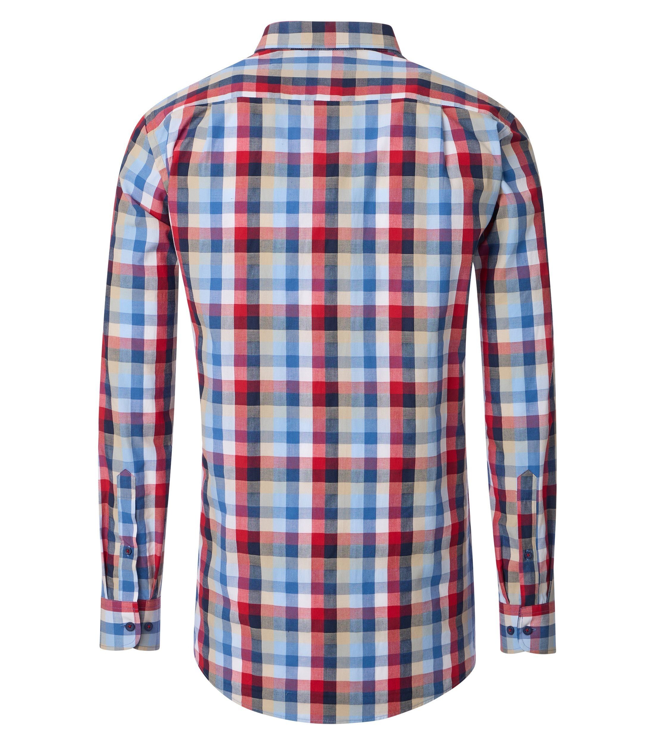 Redmond Langarmhemd kariert Comfort Fit günstig online kaufen