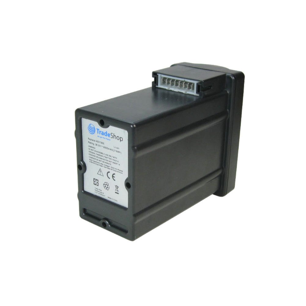Trade-Shop Akku passend für Wolf Power Pack 1, 4939090, 4937065 Garten 37, 40 Akku Li-Ion 6000 mAh (109,5 V)