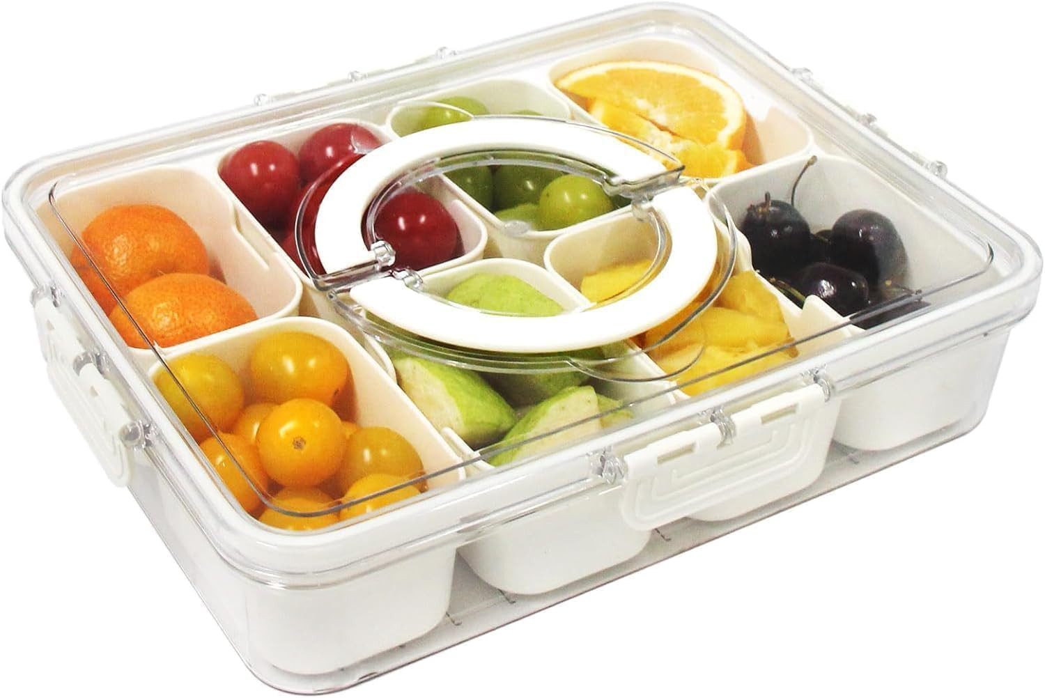 Servierplatte Snack Aufbewahrungsbox Rechteckig Snackbox Schalen Platte