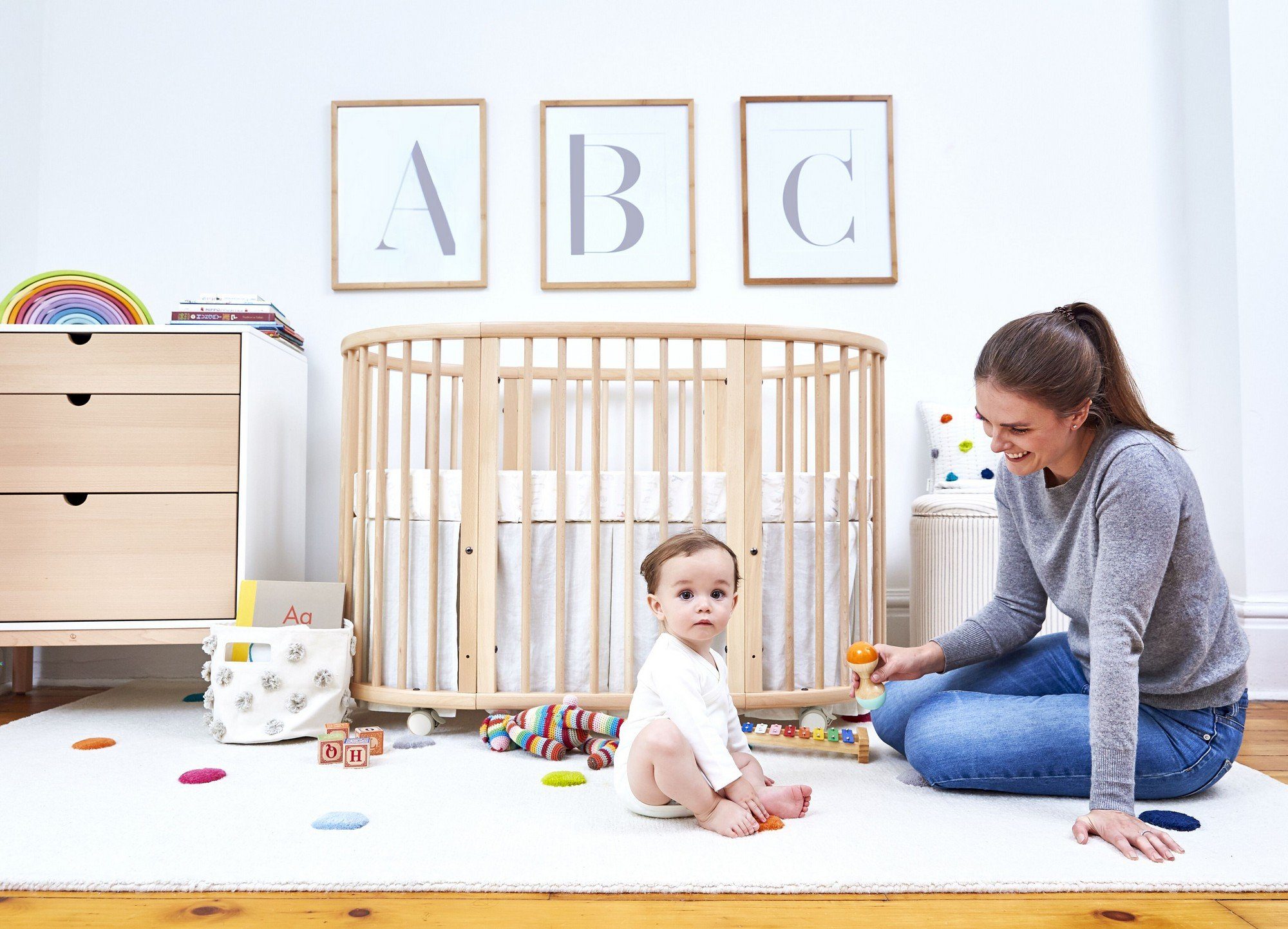 Babymatratze Sleepi Matratze für das Stokke Sleepi Bett V2, Stokke, 10 cm hoch