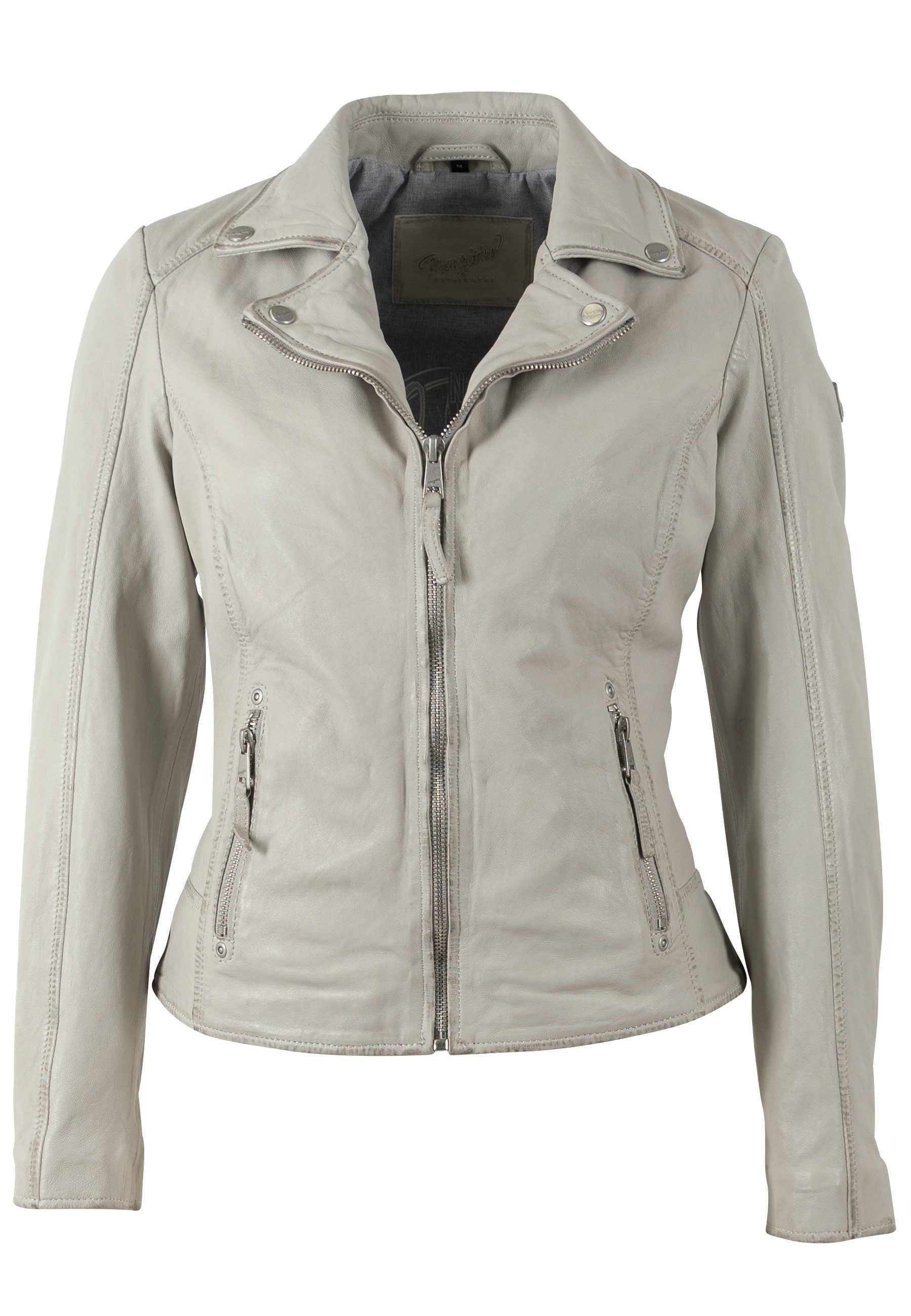 Mauritius Lederjacke MWBajah mit Reverskragen
