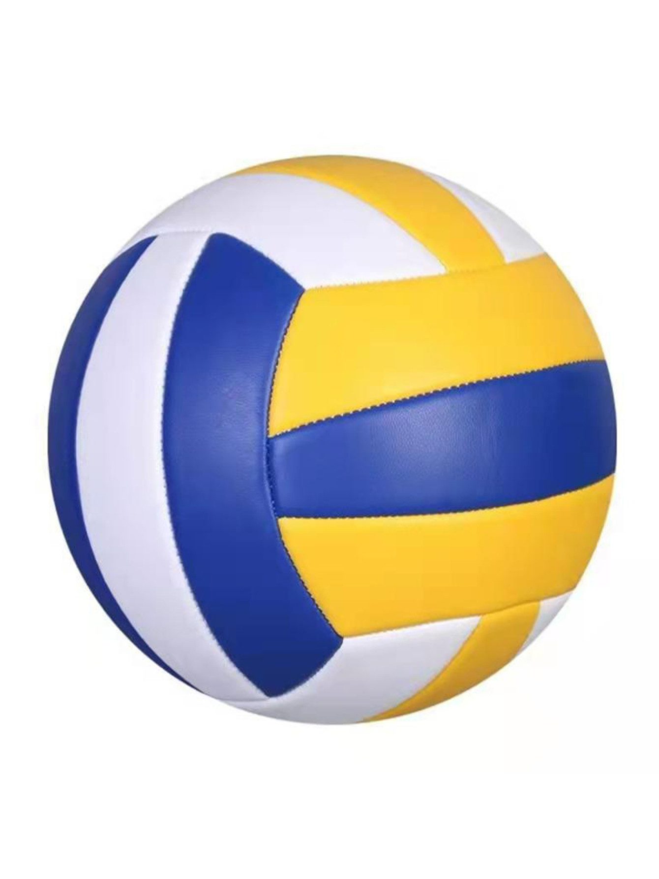 Montegoni Beachvolleyball Volleyball Offizielle Größe 5, Beachvolleyball aus reiner PU (Deflationierter Ball + Tasche), 1-St., Perfekt für Training), Soft-Touch-Volleyball Ball für Indoor & Outdoor